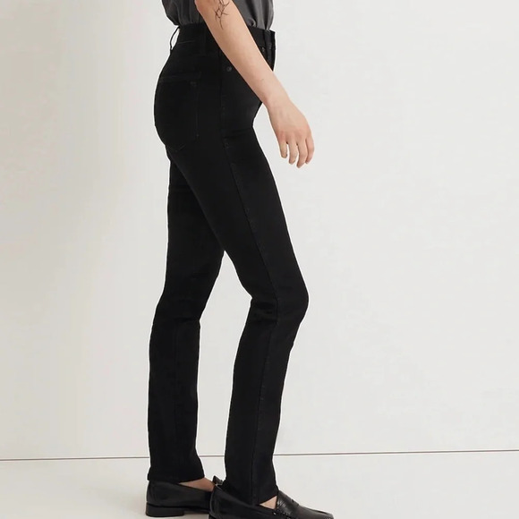 Madewell Black Stovepipe Jeans Size 24 - Picture 3 of 13